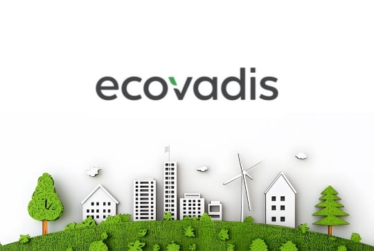 EcoVadis logo with greenscape